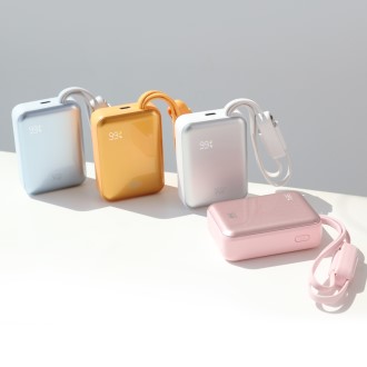 레파 GT06 35W 초고속충전 내장케이블 보조배터리 10000mAh